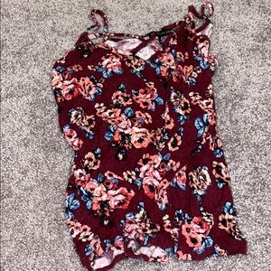 Flower tank top